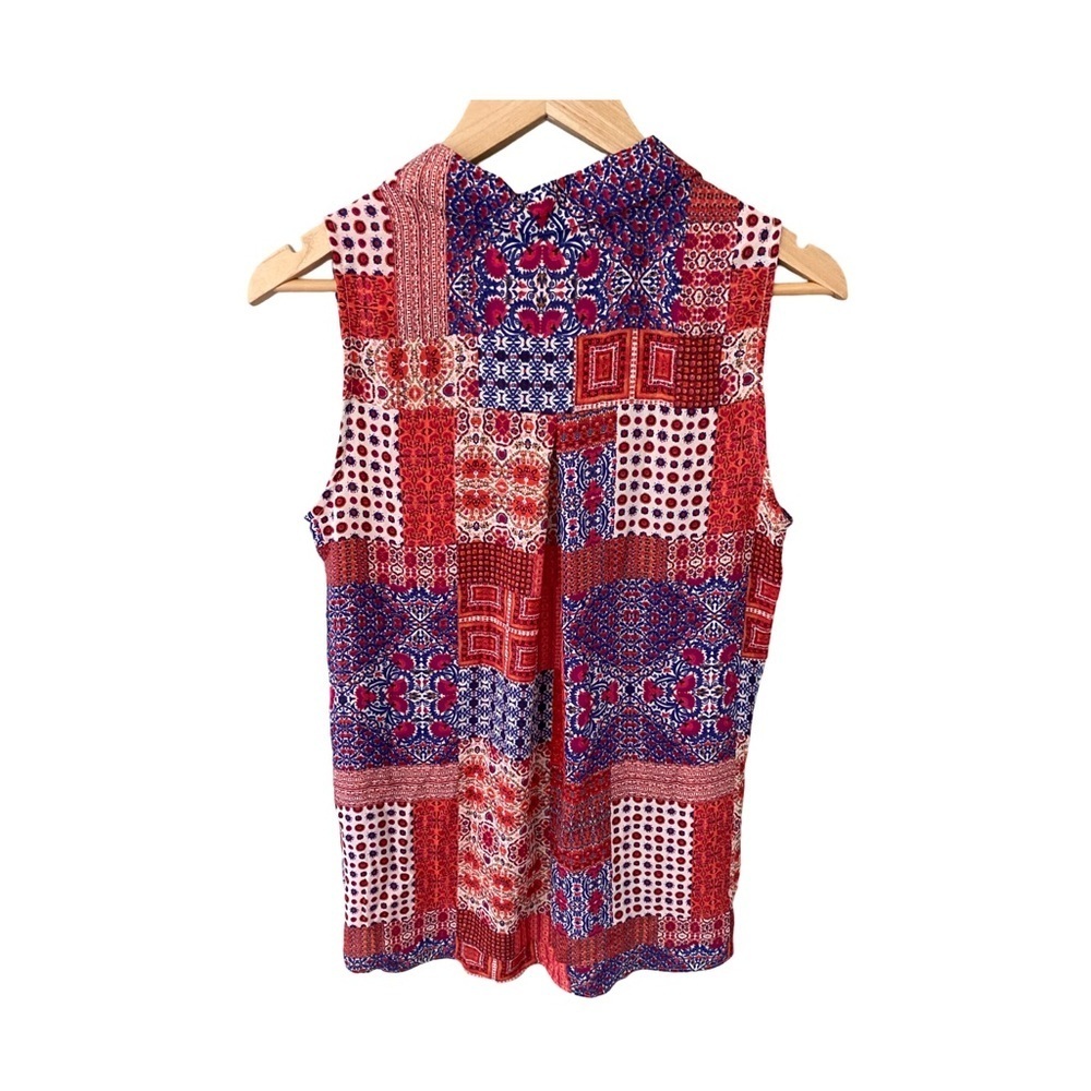 Rose & Olive Patchwork Boho Cottagecore Sleeveles… - image 2